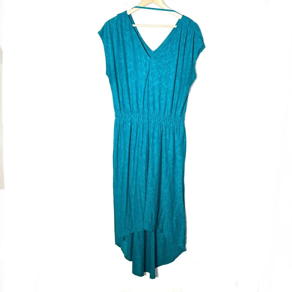 Massimo Teal High Low Maxi Dress size XL B150
